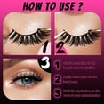 thumbnail image 6 of Lashes 10 Pairs Natural Fluffy False Eyelashes Soft Wispy Lashes 3D Faux Mink Lashes Pack (V07), 6 of 15