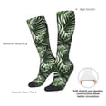 thumbnail image 4 of Honeii Tropical Palm Leaves1 Print Long Socks,Novelty Design Socks Gift for Men and Women,Crew Socks,Calf Socks, 4 of 6