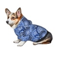 thumbnail image 7 of Honeii Blue Mandala Harmony Print Small Dog Hoodies Pet Hooded Sweatshirts Fall Winter Puppy Cat Sweaters Warm Clothes for Small Dogs Outfits Costume-Small, 7 of 7