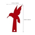 thumbnail image 5 of HOOWIFFY Red Acrylic Bird Mailbox Flag - Decorative Outdoor Yard and Garden for Home Mailbox, 5 of 8