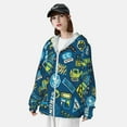 thumbnail image 3 of Kdxio Cartoon Heavy Equipment Print Women Men Sun Protection UPF 50+ Jackets Zip Up Long Sleeve Hoodie Hiking Lightweight with Pockets, 3 of 7