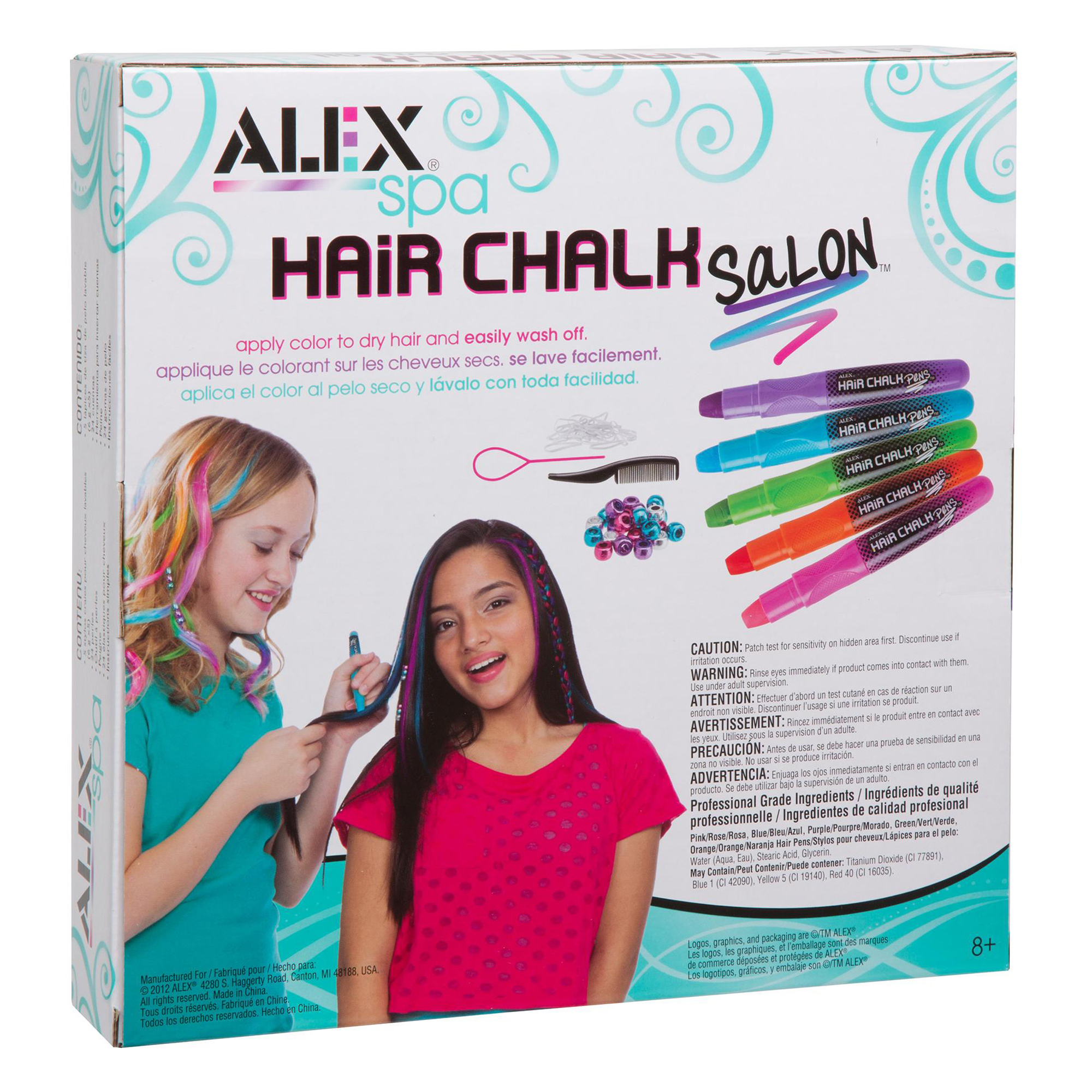 ALEX Toys Spa Hair Chalk Salon Craft Kit, 1 Each - image 3 of 4