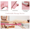 thumbnail image 3 of TrumanPick Massage Table Portable 84"L x 32"W Massage Bed 2-Section Foldable Spa Tables High Adjustable Lash Bed with Carrying Case & Face Cradle, Pink, 3 of 8