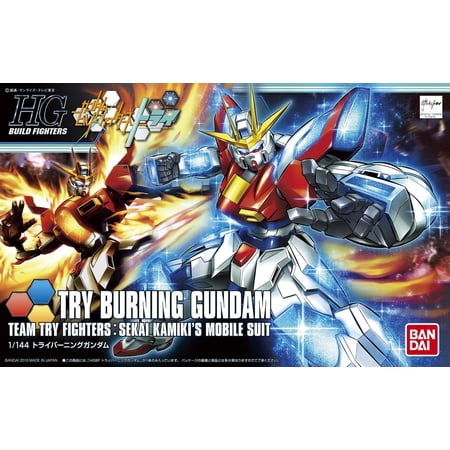 Bandai Gundam Build Fighters Try HGBF Try Burning Gundam HG 1/144 Model Kit (4573102554376)