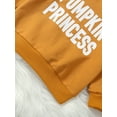 thumbnail image 6 of Halloween Sweatshirts for Toddler Girls Long Sleeve Crewneck Letter Print Pullover Tops, 6 of 8