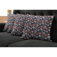 thumbnail image 5 of Ambesonne Floral Throw Pillow Cover 4 Pack, Watercolor Tropical Lilies, 18", Multicolor, 5 of 5