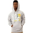 thumbnail image 2 of Fly Society Mens The Fly High Paradise Hoodie Sweatshirt, Grey, Large, 2 of 5