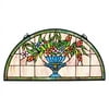 Design Toscano Titchfield Abbey Demi-Lune Stained Glass Window