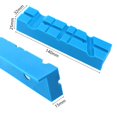 thumbnail image 2 of 2 uds banco magnético tornillo de banco mordaza Pad Multi-groove Mill Cutter Vise Holder Grips, 2 of 3