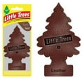 thumbnail image 3 of 12 Little Trees Leather Scent Car Air Freshener Car Auto Office Home Hanging, 3 of 3