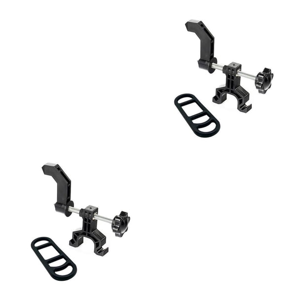 Wosthever Mini rueda de bicicleta estable, soporte de ajuste, llantas ligeras resistentes al desgaste, Kit de ajuste, herramientas de Negro 2Conjunto