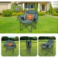 thumbnail image 4 of Heated Camping Chair, Heated Chair, Heated Camping Chairs for Adults, Oversized Camping Chair,  Padded Chair with Cooler, Cupholder & Carry Bag, Heavy Duty for Outdoor Activities, 4 of 8