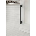 thumbnail image 2 of Amerock Cityscape 6-5/16 inch (160mm) Center-to-Center Matte Black Cabinet Pull - 10 Pack, 2 of 5
