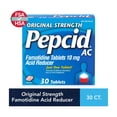 thumbnail image 3 of Pepcid AC Original Strength Heartburn Medicine, 10mg Famotidine, 30 Count, 3 of 12