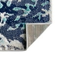thumbnail image 4 of Unique Loom Ariel Collection Area Rug - Coral (5' 3" x 8' Rectangle Blue/Green), 4 of 8