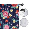 thumbnail image 4 of Pioneer Flower Floral Print Pattern Teens Curtains,Teens Insulated Curtains Set Of 2,Bedroom Essentials,Toddler Room Decor 52"x84", 4 of 5