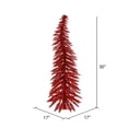 thumbnail image 2 of Vickerman Artificial Christmas Tree 30" x 17" Red Whimsical LED 35 Red Lights 90 Tips, 2 of 3