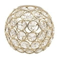 thumbnail image 2 of Crystal Lamp Shade Hollow Replacement Cover Bedside Lamp Ceiling Light Shade gold, 2 of 7