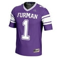 thumbnail image 2 of Men's GameDay Greats Purple  Furman Paladins #1 Football Jersey, 2 of 4