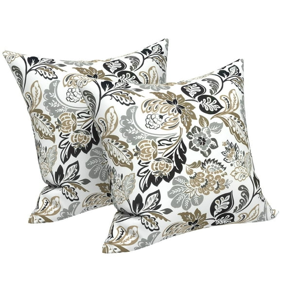Fundas de almohada LVTXIII cuadradas para exteriores, 45 x 45 cm, paquete de 2 unidades