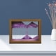 thumbnail image 3 of Imagen de arte de arena decoración de paisajes de arena de Marco de fotos morado Zulema Imagen de arena en movimiento, 3 of 8