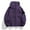 Purple, variant on Brondbend Waterproof Mens Jacket Men's Fashion Casual Outdoor Work Bag Long Sleeve Hooded Casual Coat Jacket Loose Fit Fall Winter Mountaineering Fashion,Black