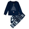 thumbnail image 2 of GRNSHTS Family Christmas Pjs Matching Sets Baby Christmas Matching Jammies for Adults and Kids Holiday Xmas Sleepwear Set (Blue,Women S ), 2 of 8