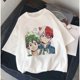 thumbnail image 1 of Anime My Boku No Hero Academia Katsuki Bakugou Print Camiseta De Mujer Harajuku Básica Negro Blanco O-Cuello Top Corta, 1 of 4