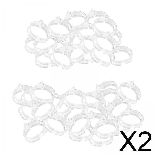2x100 Piezas De Clips De Soporte Para Plantas Reutilizables Para Verduras, Uvas, Plantas Trepadoras