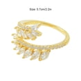 thumbnail image 3 of Qarigey Anillo de moda para mujer, anillos de apertura de cristal brillante, decoración, joyería, regalo, accesorio de vestir, fiesta, trabajo diario Ropa, zapatos y accesorios Miscelánea Qarigey AP015122-00, 3 of 6