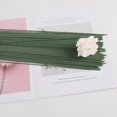 thumbnail image 3 of Varilla de flores de plástico, flor de jabón, rosa, alambre de hierro, material plástico, cinta de flores artificiales, 100 piezas, 3 of 4