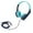Blue, variant on erfcxs Stereo PC Headset, 3.5mm Connection, In-Line Control For Volume, Adjustable Mic Boom- For Pc, Mac- & Tablets, For Classroom, Home Or Office