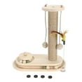 thumbnail image 2 of Poste Rascador Para Gatos, Pista De Bolas De 2 Capas, Poste Alto Interactivo Para Gatos, Rascador Para Gatos, Rascador Para Gatitos, Postes Para Rascar De Sisal Con Bola, 2 of 7