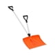 thumbnail image 4 of Pala para nieve ergonómica, ligera, resistente y duradera para patio, garaje, camping Naranja, 4 of 8