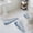 blue, variant on Navy Blue Coastal Wave Bath Mat 3 Piece Bathroom Rug Set, Summer Modern Ocean Beach Non Slip Bath Rug Contour Mat and Toilet Lid Cover, Absorbent Shower Mats Soft Bath Rugs and Mats Sets