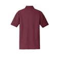 thumbnail image 6 of Port Authority 1143071 Mens Core Classic Pique Polo Shirt, Burgundy - Extra Small, 6 of 6