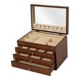 thumbnail image 5 of 4 Tiers Vintage Decorative Treasure Jewelry Chest W/ Mirror Wooden Storage Box, 5 of 10