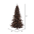 thumbnail image 3 of Vickerman 6.5' Black Fir Artificial Christmas Tree with 600 Warm White LED Lights, 3 of 3