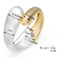 thumbnail image 4 of Gold silver Bangles Gold Cuff Bracelets For Women Non Tarnish Chunky Gold Trendy Jewelry Christmas Gifts Stocking Stuffers Gold Accessories[z7323], 4 of 6