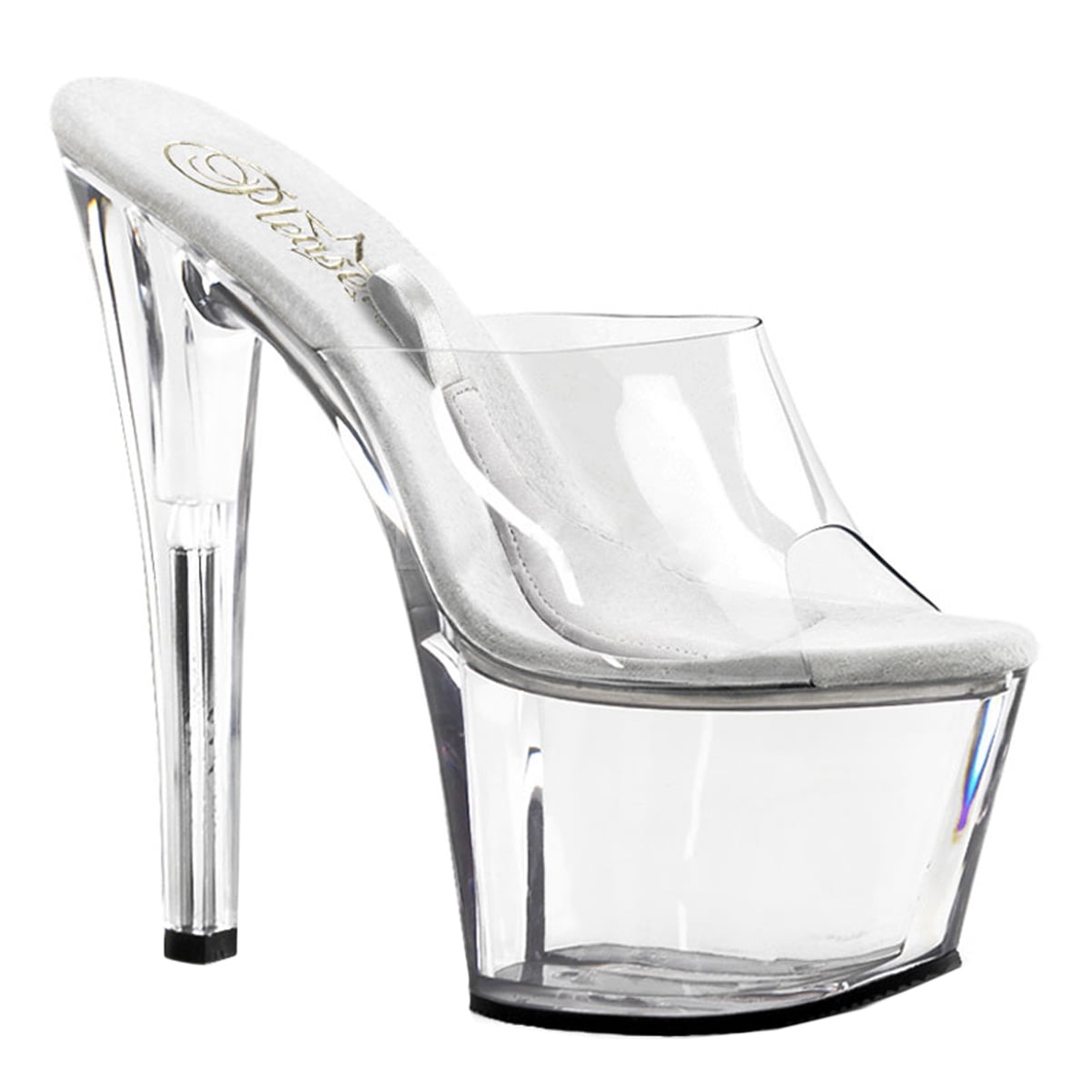 platform shoes clear