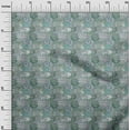 thumbnail image 3 of oneOone Georgette Viscose Grayish Blue Fabric Travel Sewing Craft Projects Fabric Prints By Yard 42 Inch Wide, 3 of 4