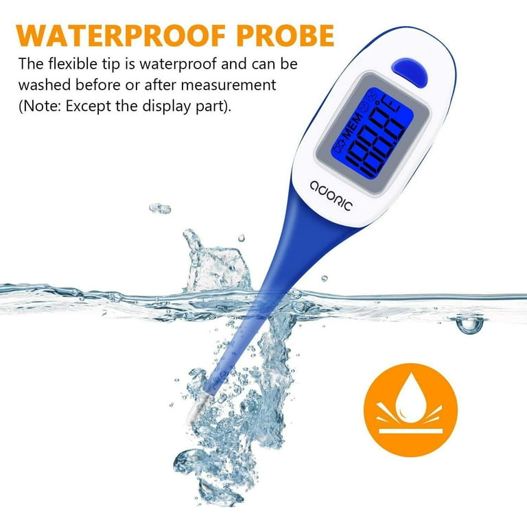 Digital LCD Thermometer Water-Proof Adult Baby w/Audio Alarm~Check Our  Discounts