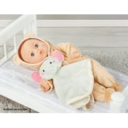 My Sweet Love Bedtime Baby Doll Play Set, Mocha and Ivory Outfit, 14-inch Doll, 6 Pieces Included
