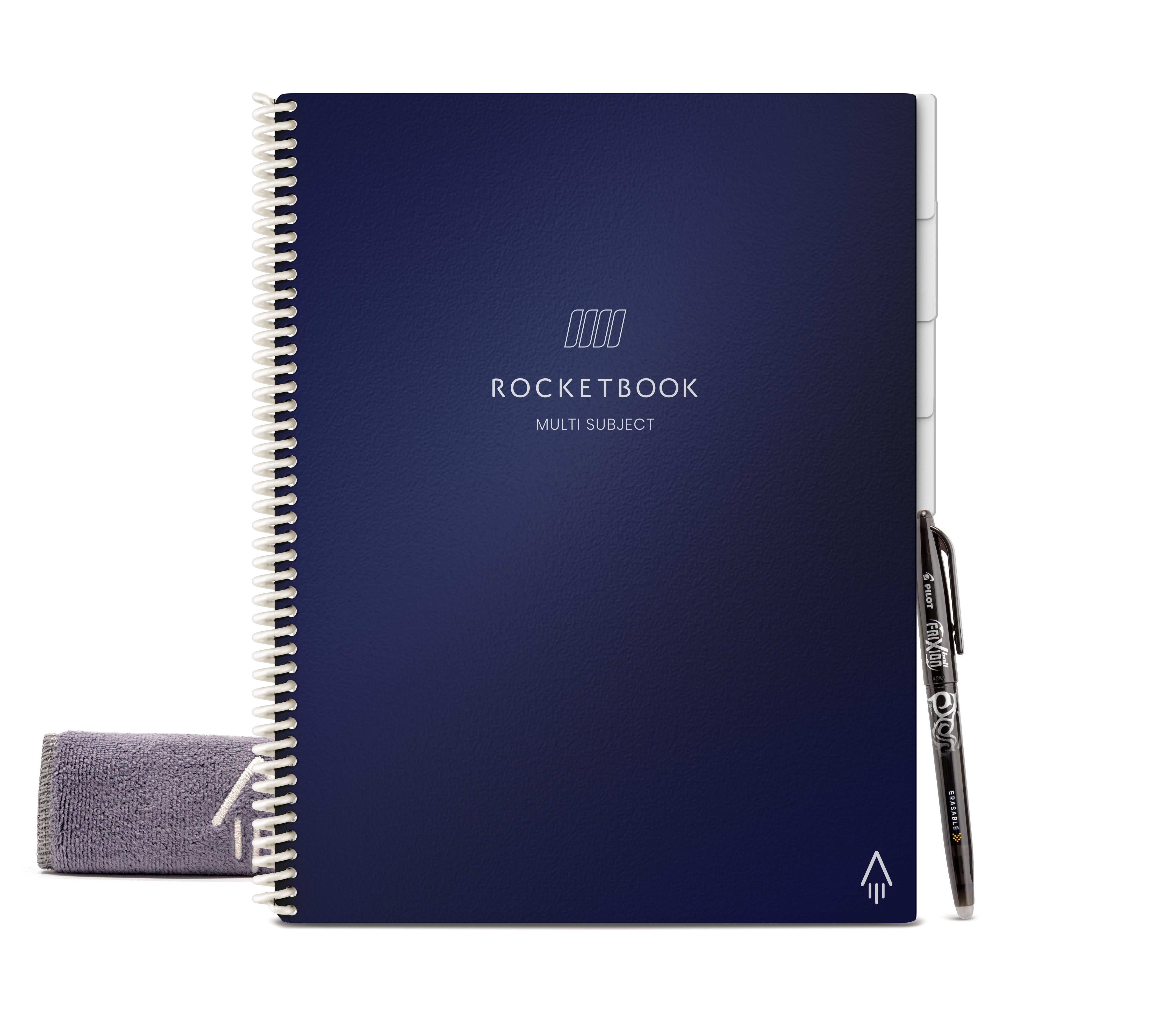 Rocketbook Multi-Subject Smart Reusable Notebook, Lined, 70 Pages, 8.5