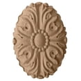 thumbnail image 1 of Ekena Millwork ROS05X07ASMA 3,5 Po W x 4,87 Po H x 1 Po P Ashford Rosette Ovale- Érable- Accent Architectural, 1 of 1