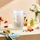 thumbnail image 4 of Jarra de plástico con filtro para café frío, té con leche y bebidas heladas | Colador integrado y escala de medición para una mezcla precisa | Uso comercial en cafeterías, tiendas y restaurantes, 4 of 5