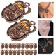 thumbnail image 4 of 20 piezas egipcio DIY colgante Material collar llavero colgante encanto antiguo Egipto escarabajo encanto, 4 of 5