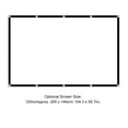 thumbnail image 3 of Écran de Projection, Écran de Films Projecteur HD 16:9 Perforation Professionnelle Rideau de Projection Pliable Polyester pour Cinéma Maison Extérieur Intérieur, 3 of 8