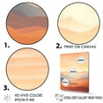 thumbnail image 3 of Designart "Dramatic Mountain Sunset View II" Sunrisesunset Floater Framed Wall Art Prints, 3 of 5