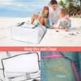 thumbnail image 3 of myvepuop Clearance Mesh Beach Bag Family Beach Tote 9 Pockets Beach Towel Bag Beach Bag Beach Bag, 3 of 5